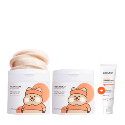 a.solution Acne Clear Toner Pad 90pads x2ea Set