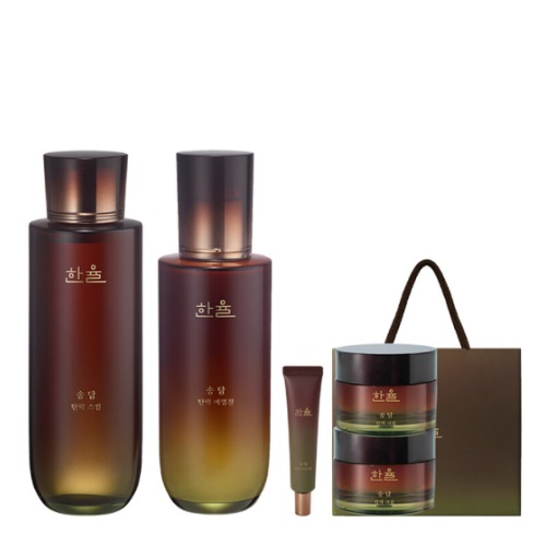 HANYUL Songdam Skincare 5items (skin+Emulsion+Eyecream+Cream 2ea+shipping Bag)