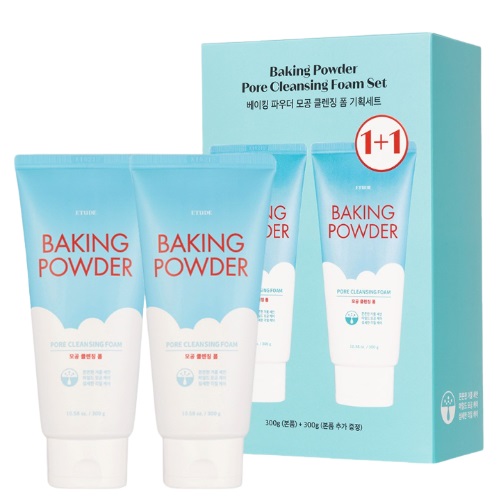 ETUDE Baking Powder Pore Cleansing Foam 300ml x2EA