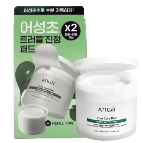 ANUA Heartleaf 77 Clear Pad 70pads (+Refill 70pads)