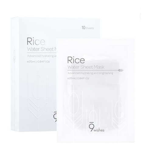 9wishes Rice Water Sheet Mask 10sheets
