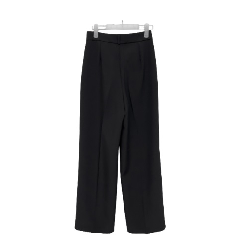 INCHANT ME Frank Minimal Wide Slacks (Black) #Small