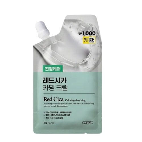 [DAISO] Curest Red Cica Calming+Soothing Cream 20g