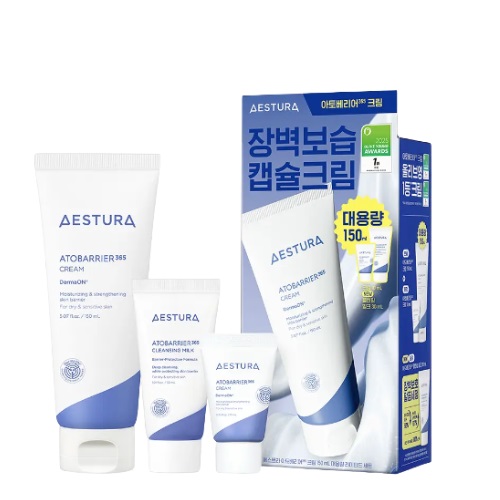 AESTURA Atobarrier 365 Cream 150ml Set (+cream 10ml+Cleansing milk30ml)