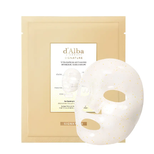 d'Alba Signature Vita Capsule Anti-Aging Hydrogel Mask 8 Shape 1ea