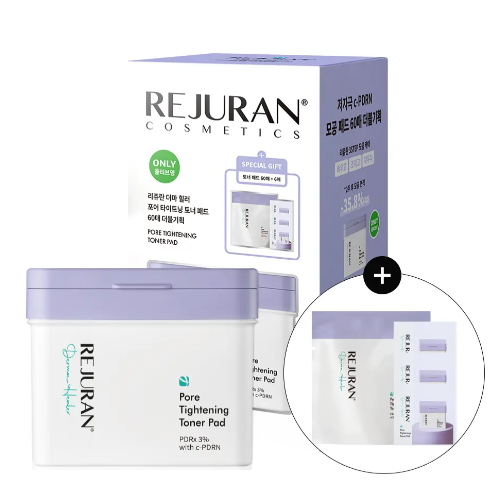 REJURAN Derma Healer Pore Tightening Toner Pad (60p+refill 60p) Set