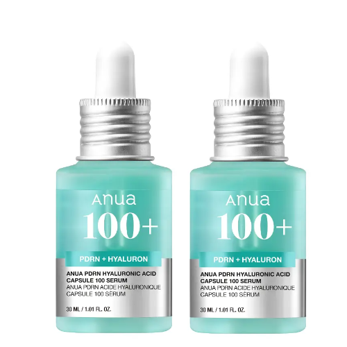 ANUA PDRN Hyaluronic Acid Capsule 100 Serum Double Set (30ml+30ml)