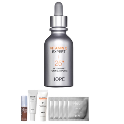IOPE Vitamin C Expert 25% Antioxidant Toning Ampoule 23ml (+Gift)