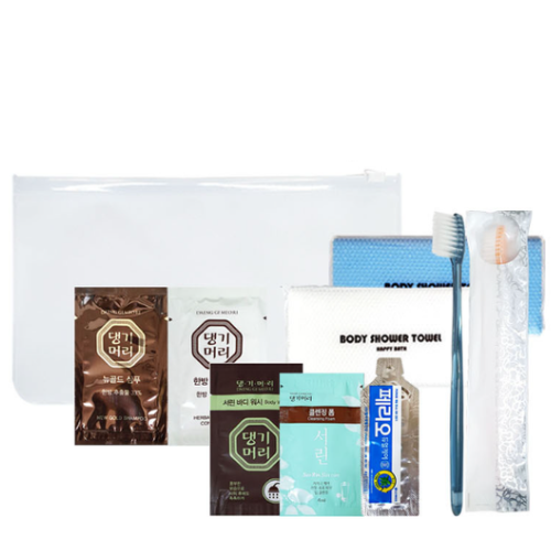 [S] DAENG GO MEO RI New Gold Shampoo & Conditioner Travel Toiletry Pouch Set *2Set