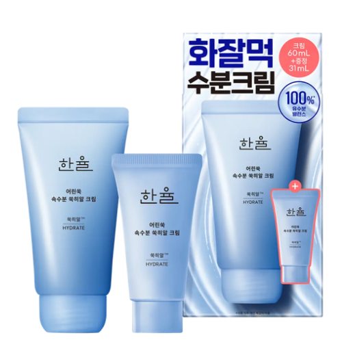 HANYUL Pure Artemisia Ssuk-Hyal Cream 60ml +31ml Set