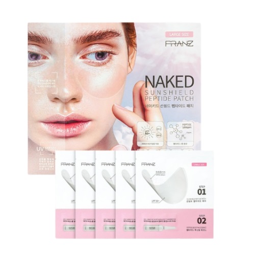 FRANZ Naked Sunshield Peptide Patch L size (5 times)