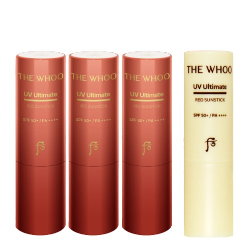 The Whoo UV Ultimate Red Sunstick SPF50+/PA++++7g x 4ea Set