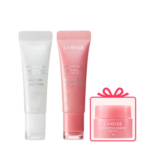 LANEIGE Lig Glowy Balm Stardust Edition 10g (+lip sleeping mask 3g)