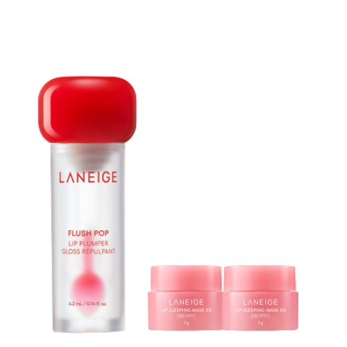 LANEIGE Flush Pop Lip Plumper 4.2ml (+lip sleeping mask 3g*2)