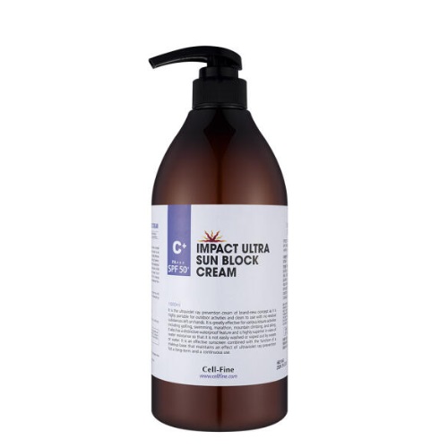 Cell-Fine Impact Ultra Sun Block Cream SPF50+PA+++ 1000ml