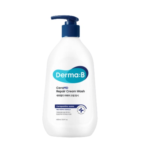Derma:B CeraMD Repair Cream Wash 400ml