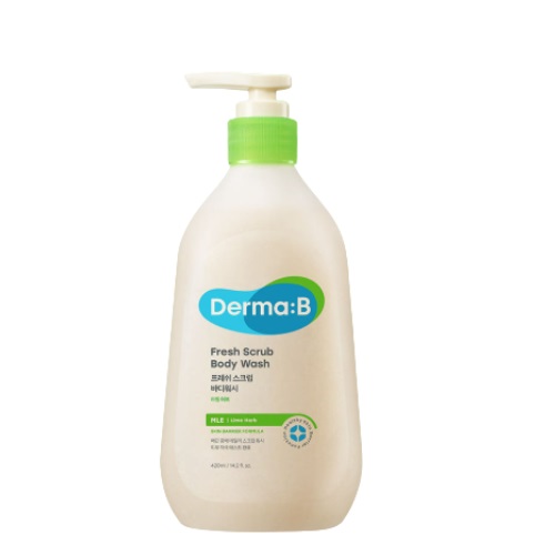 Derma:B Fresh Scrub Body Wash 420ml