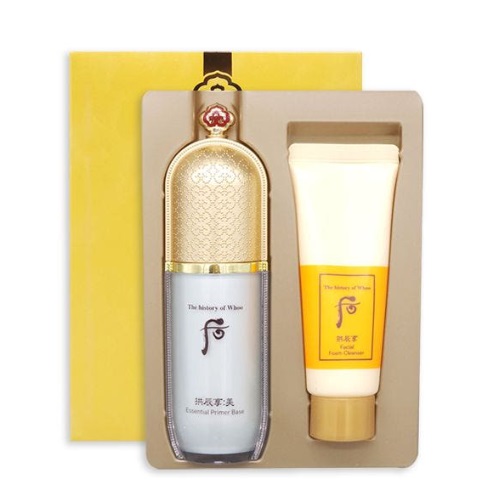 The Whoo Gongjinhyang Mi Essential Primer Base 40ml Set (+foam cleanser 40ml)