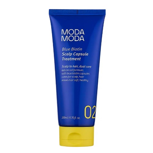 [DAISO] MODAMODA Blue Biotin Scalp Capsule Treatment 200ml