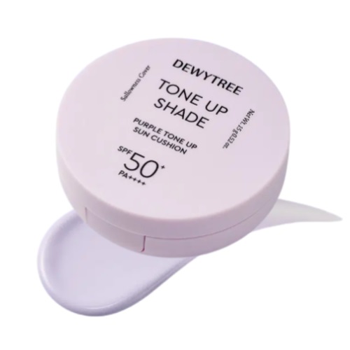 [DAISO] DEWYTREE Tone Up Shade Purple Tone up Sun Cushion SPF50+PA++++ 15g