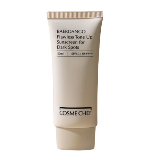 Cosme Chef BAEKDANGO Flawless Tone Up Sunscreen For Dark Spots SPF50+PA++++ 50ml