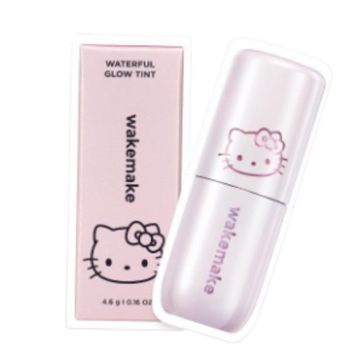 WAKEMAKE  Waterful Glow Tint [Hello Kitty]  15 Rebel Pink