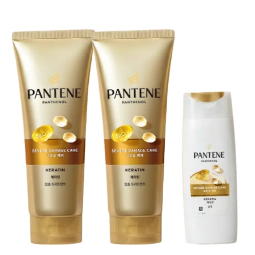 PANTENE Severe Damage care Keratin Treatment 220ml *2 (+ shampoo90ml) set 