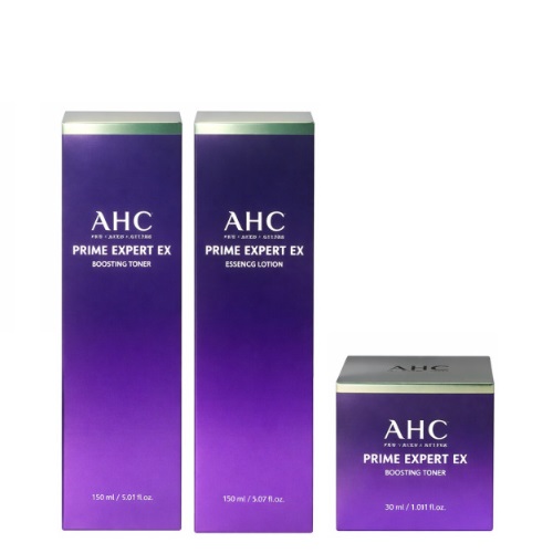 AHC Prime Expert EX Special Set (Essence Lotion+Boosting Toner 130ml+Cream50ml)