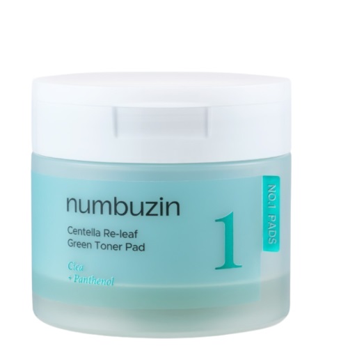 numbuzin No.1 Centella Re-leaf Green Toner Pad 70P
