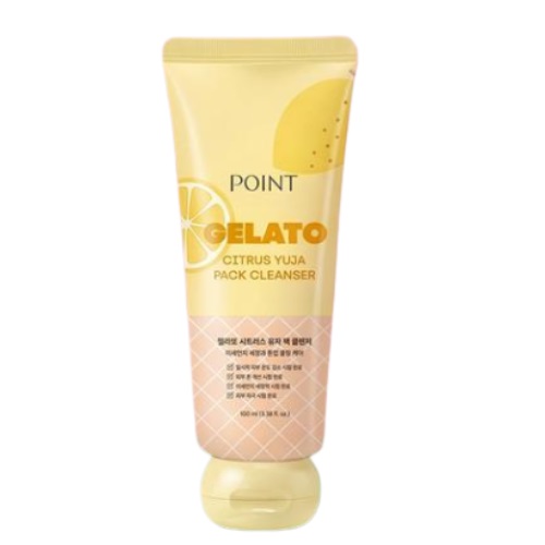 [DAISO] POINT Gelato Citrus Yuja Pack Cleanser 100ml