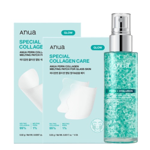ANUA Collagen Melting SET (Cheek Patch + Neck Patch + 100ml Mist)