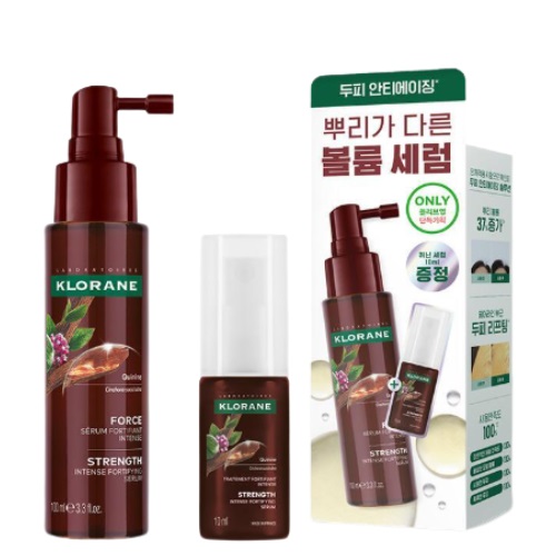 KLORANE Quinine Strength Intense Fortifying Serum 100ml+10ml Set