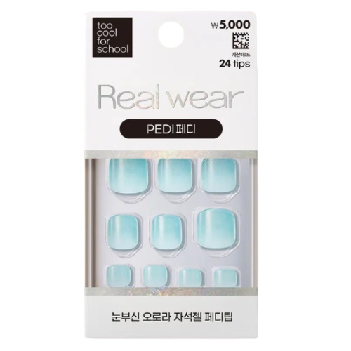 [DAISO] 26Y toocoolforschool Real wear PEDI Tip 24tips