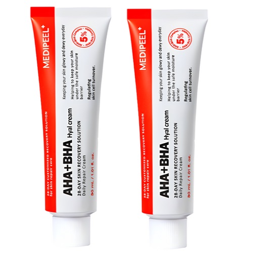 MEDIPEEL AHA BHA 28 Days Hyal Cream 30ml x 2EA