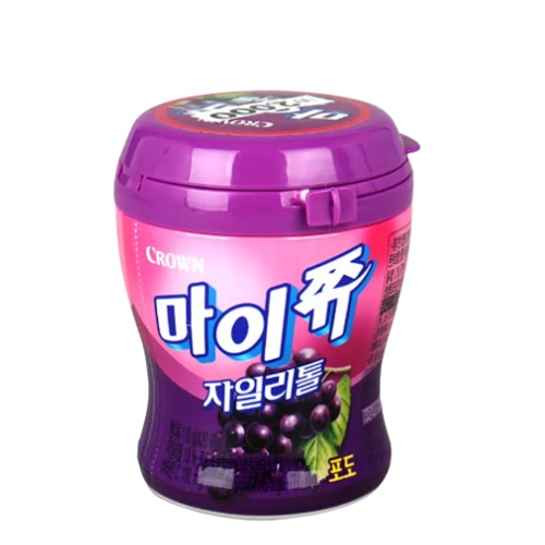 [DAISO] CROWN MyChew Xylitol Grapes 110g