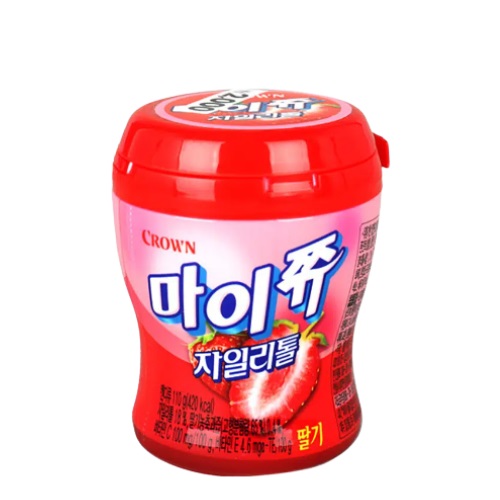 [DAISO] CROWN MyChew Xylitol Strawberry 110g
