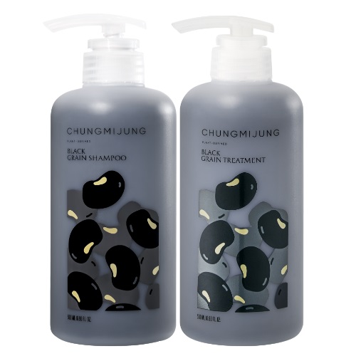 CHUNGMIJUNG Black Grain Shampoo 500ml+Treatment 500ml