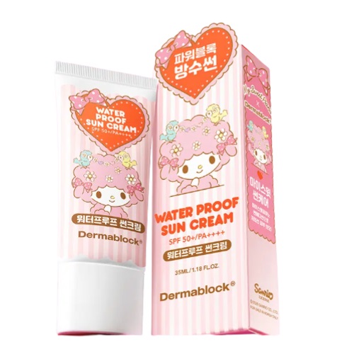 [DAISO] Dermablock Water Proof Sun Cream SPF50+/PA++++35ml (My Sweet Piano)
