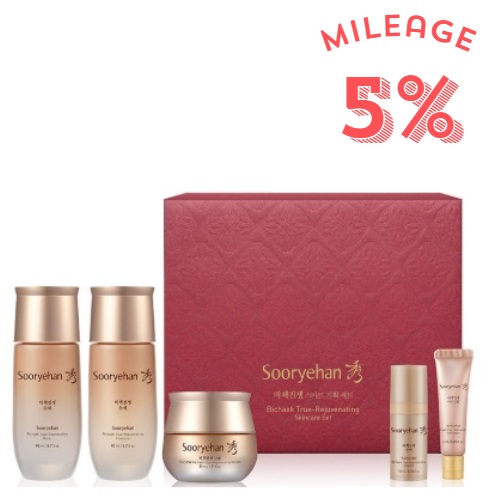 [Mileage 5%] Sooryehan Bichaek True-Rejuvenating 3items Smart Set