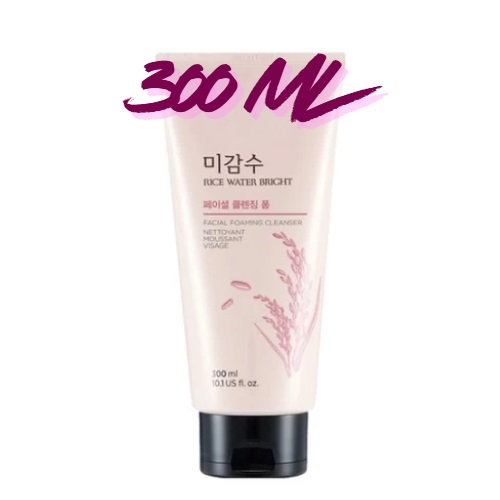 THE FACE SHOP Rice Water Bright Facial Foaming Cleanser 300ml