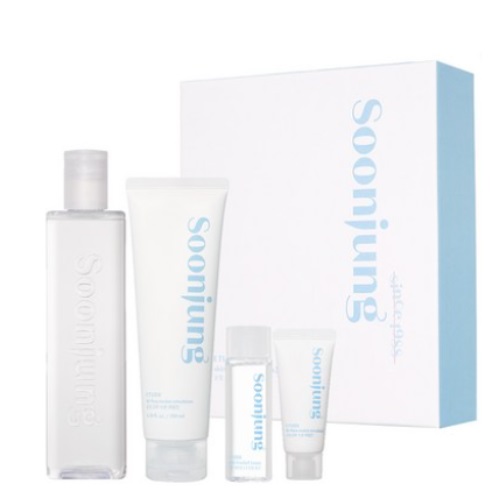 ETUDE Soonjung SkinCare set 2items (Toner 350ml+Emulsion 130ml)
