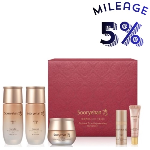 [Mileage 5%] Sooryehan Bichaek True-Rejuvenating 3items Smart Set