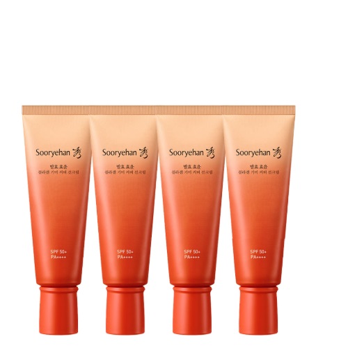 Sooryehan Fermented Hyoyun collagen Blemish Care Sun cream SPF50+PA++++50ml x 4EA