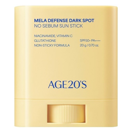 AGE20'S Mela Defense Dark Spot No Sebum Sun Stick SPF50+PA++++20g