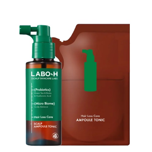 LABO-H Scalp Strengthening Clinic Ampoule Tonic Hair Loss Care 100ML(+100ml Refill)