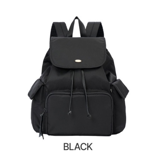 wconcept yuppe POCKET NYLON BACKPACK_BLACK