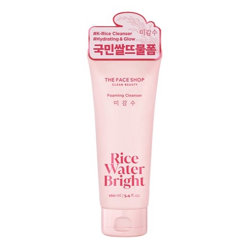 THE FACE SHOP Rice Water Bright Foaming Cleanser 160ml