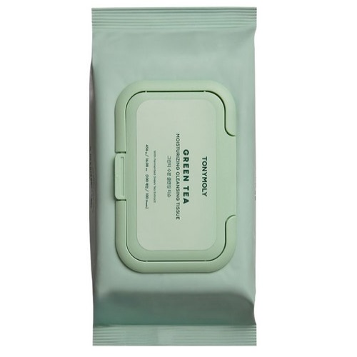 TONYMOLY Green Tea Moisturizing Cleansing Tissue 456g/100pcs.