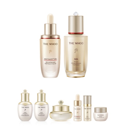 The Whoo Skin Longevity NAD Duo Set (Ampoule 30ml+Essence 50ml) +Gift