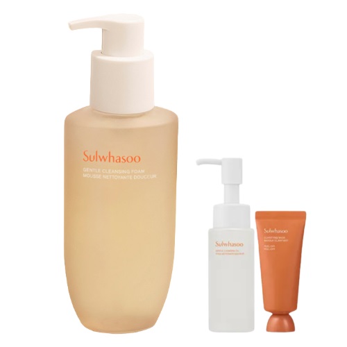 Sulwhasoo Gentle Cleansing Foam 400ml (+cleansing oil 50ml+clarifying mask35ml)